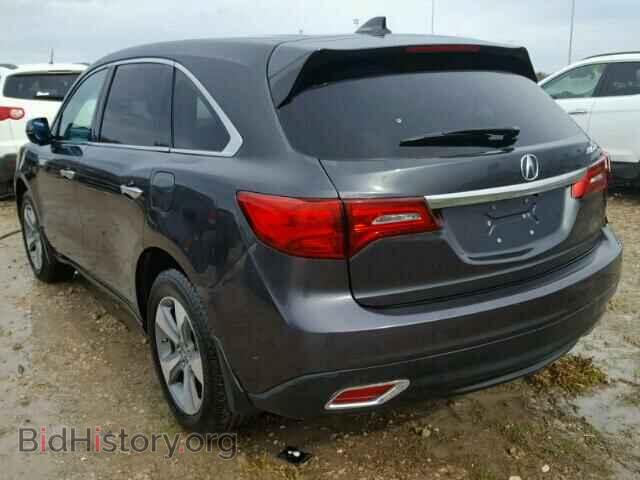 2014 ACURA MDX - VIN: 5FRYD3H25EB008505 - Фото 3
