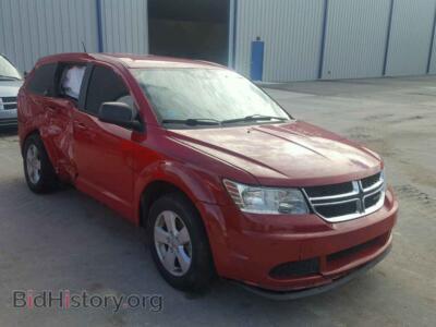 2013 Dodge JOURNEY SE, red — VIN , Copart