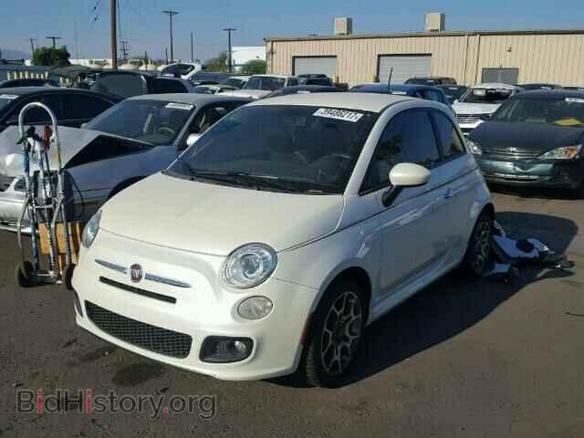 2012 FIAT 500 - VIN: 3C3CFFBR2CT200920 - Фото 2