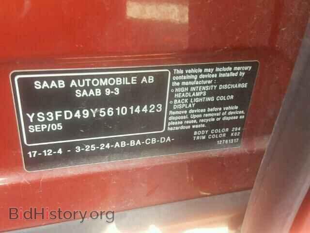 2006 SAAB 9 3 - VIN: YS3FD49Y561014423 - Photo 10