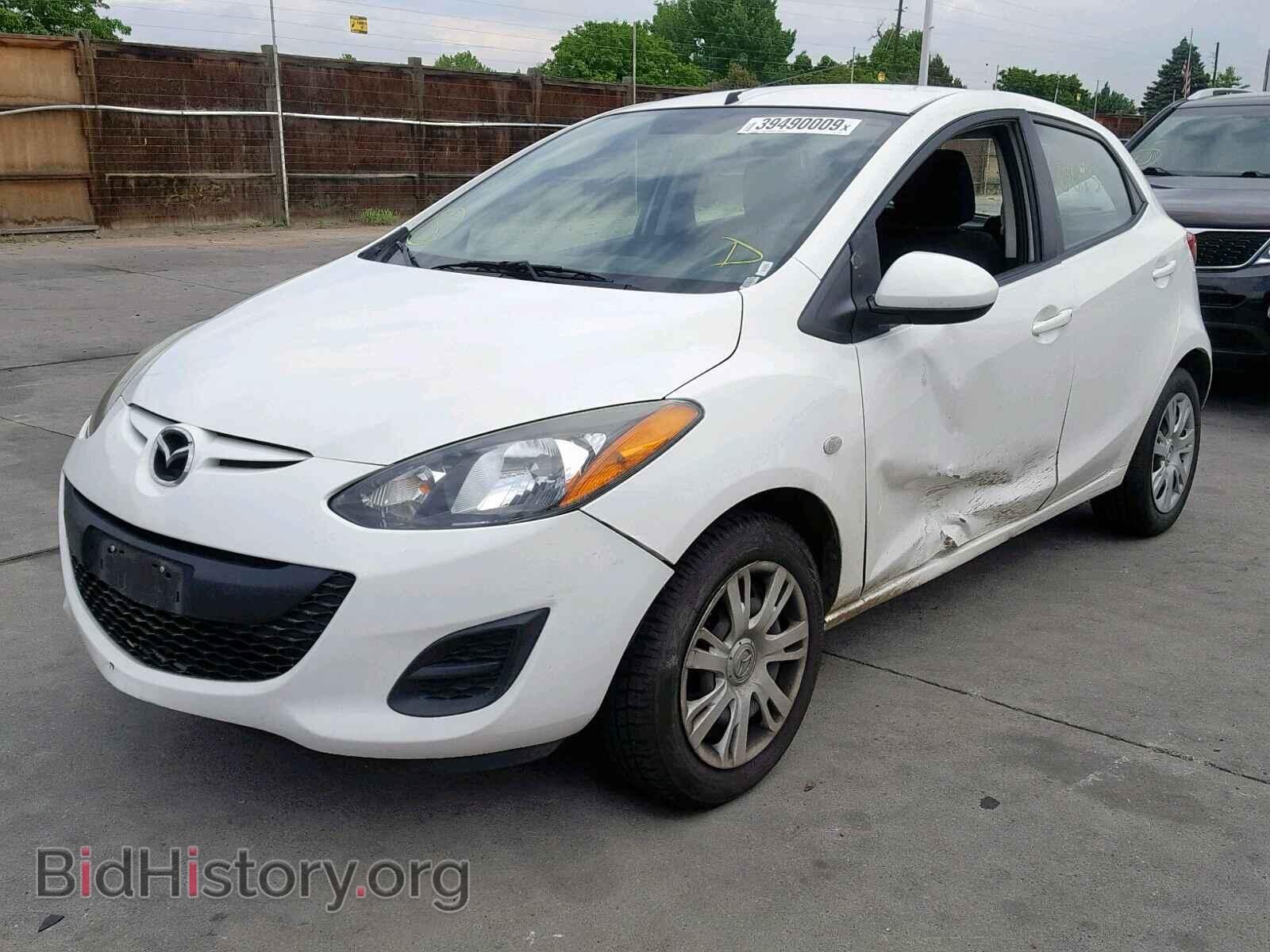 2014 MAZDA 2 - VIN: JM1DE1KZ1E0186837 - Фото 2