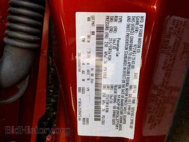 2016 FORD FOCUS - VIN: 1FADP3F29GL377951 - Photo 10