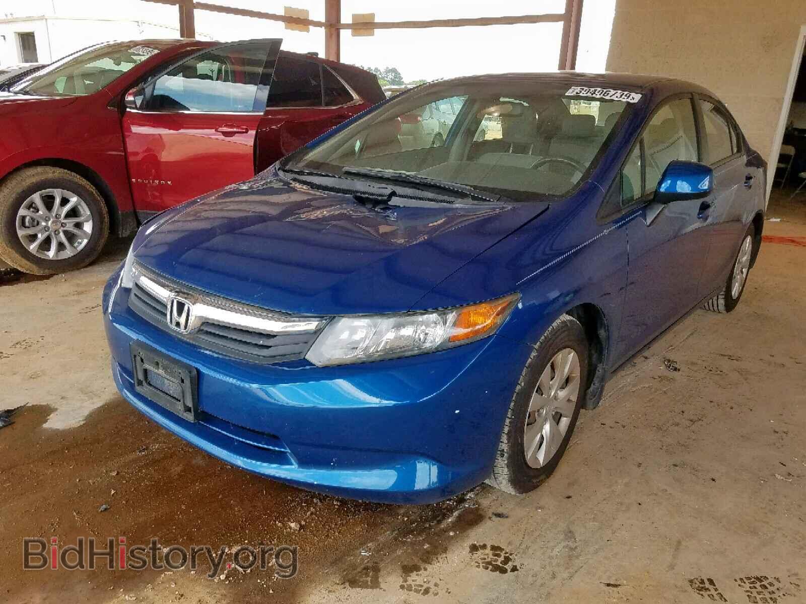 2012 HONDA CIVIC LX - VIN: 19XFB2F59CE082129 - Фото 2