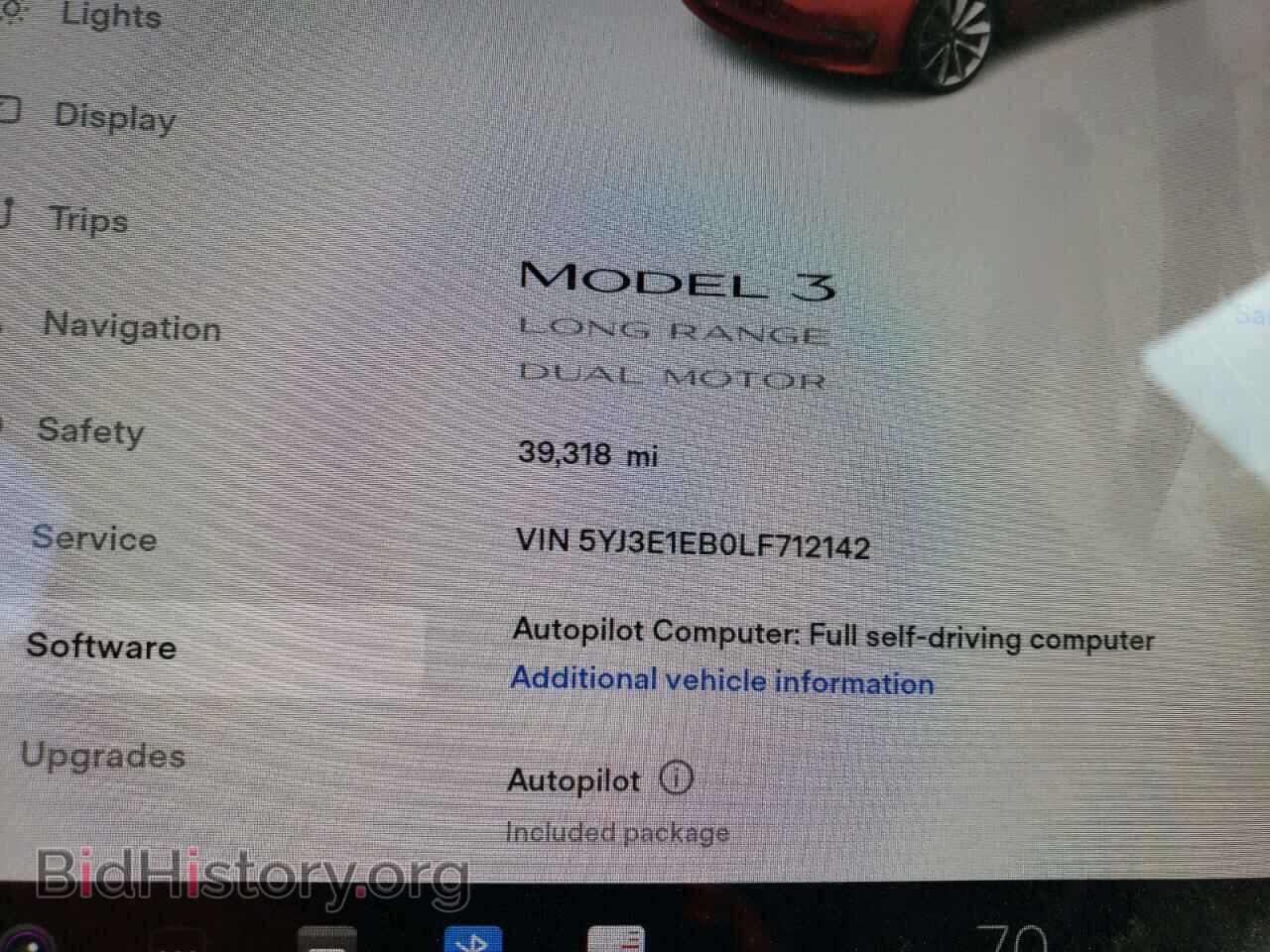 2020 TESLA MODEL 3 - VIN: 5YJ3E1EB0LF712142 - Photo 9