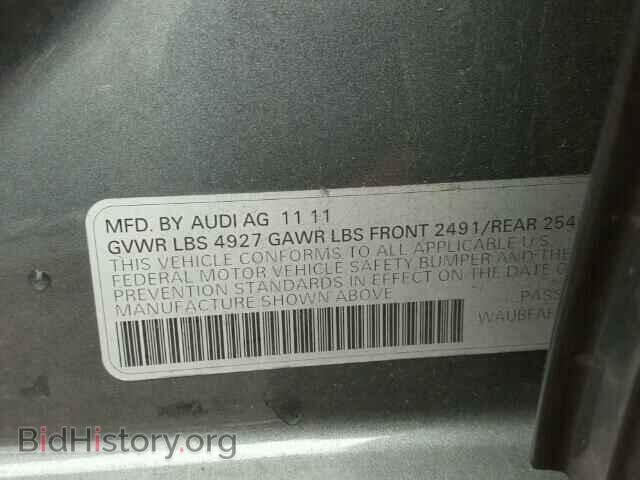 2012 Audi A4 (VIN WAUBFAFL4CN014115) — фото 10 из 10