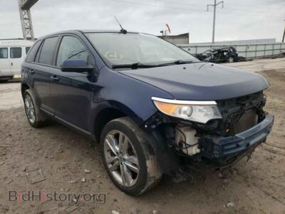 2012 Ford EDGE Edge SEL, blue — VIN 2FMDK3JC1CBA57697, Copart