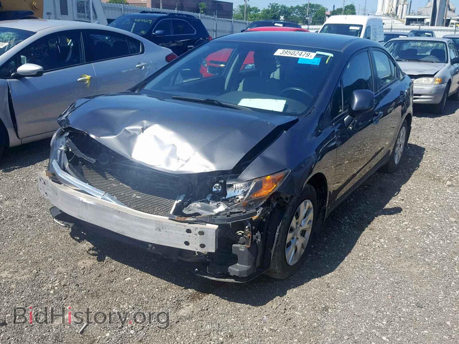 2012 HONDA CIVIC LX - VIN: 19XFB2F53CE036652 - Фото 2