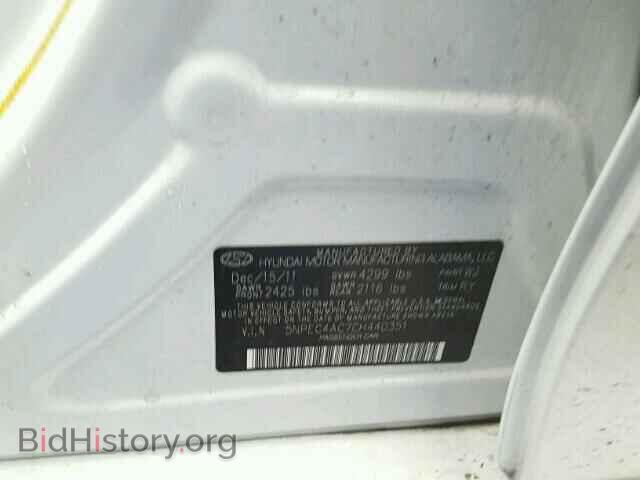 2012 HYUNDAI SONATA - VIN: 5NPEC4AC7CH440351 - Фото 10