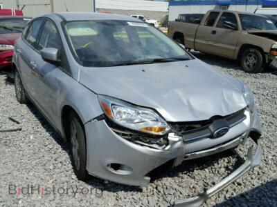 2012 Ford FOCUS Focus SE, silver — VIN 1FAHP3K29CL430150, Copart
