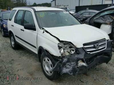 2006 Honda CRV CR-V, white — VIN SHSRD68506U404255, Copart