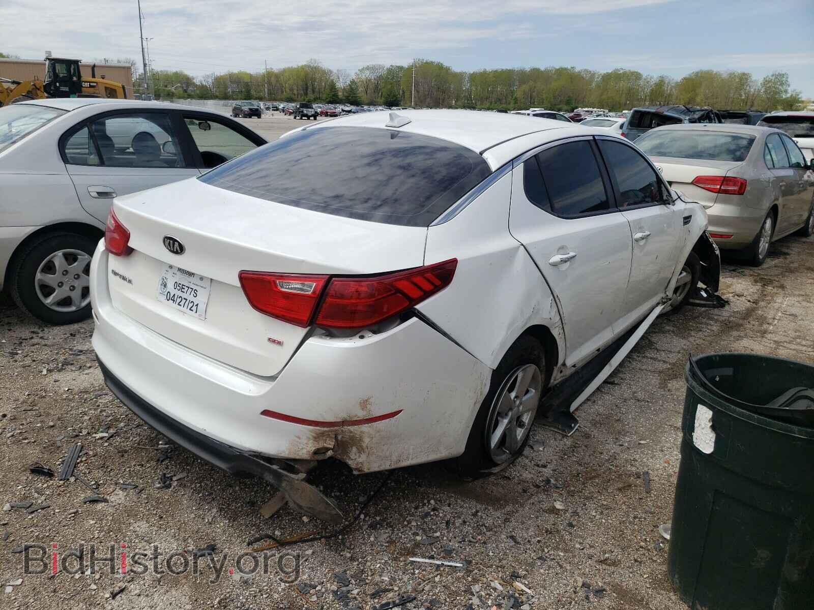 2015 KIA OPTIMA - VIN: KNAGM4A71F5613307 - Photo 4