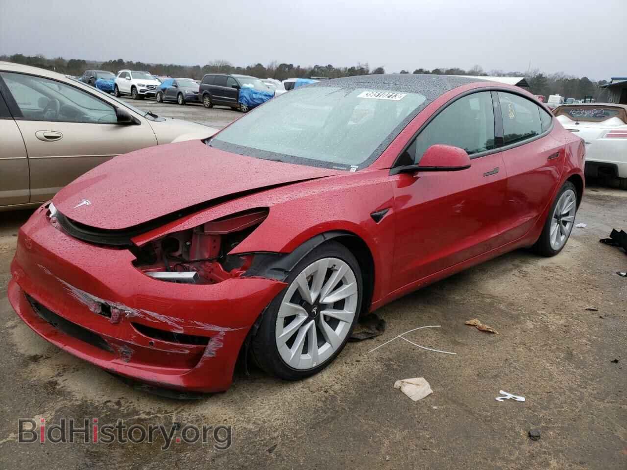 Photo 5YJ3E1EB7NF189205 - TESLA MODEL 3 2022