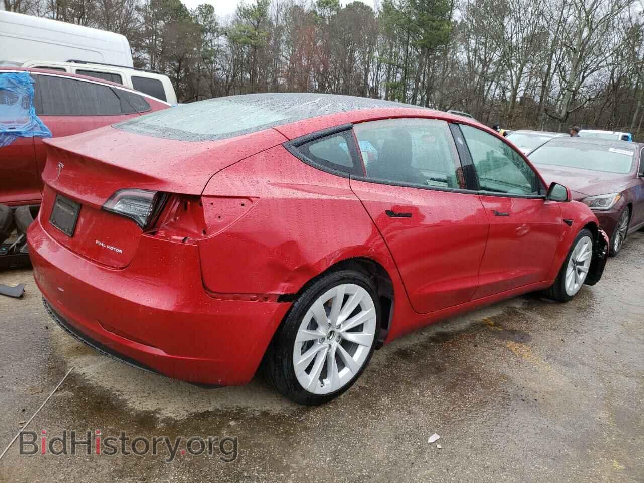 2022 TESLA MODEL 3 - VIN: 5YJ3E1EB7NF189205 - Photo 3