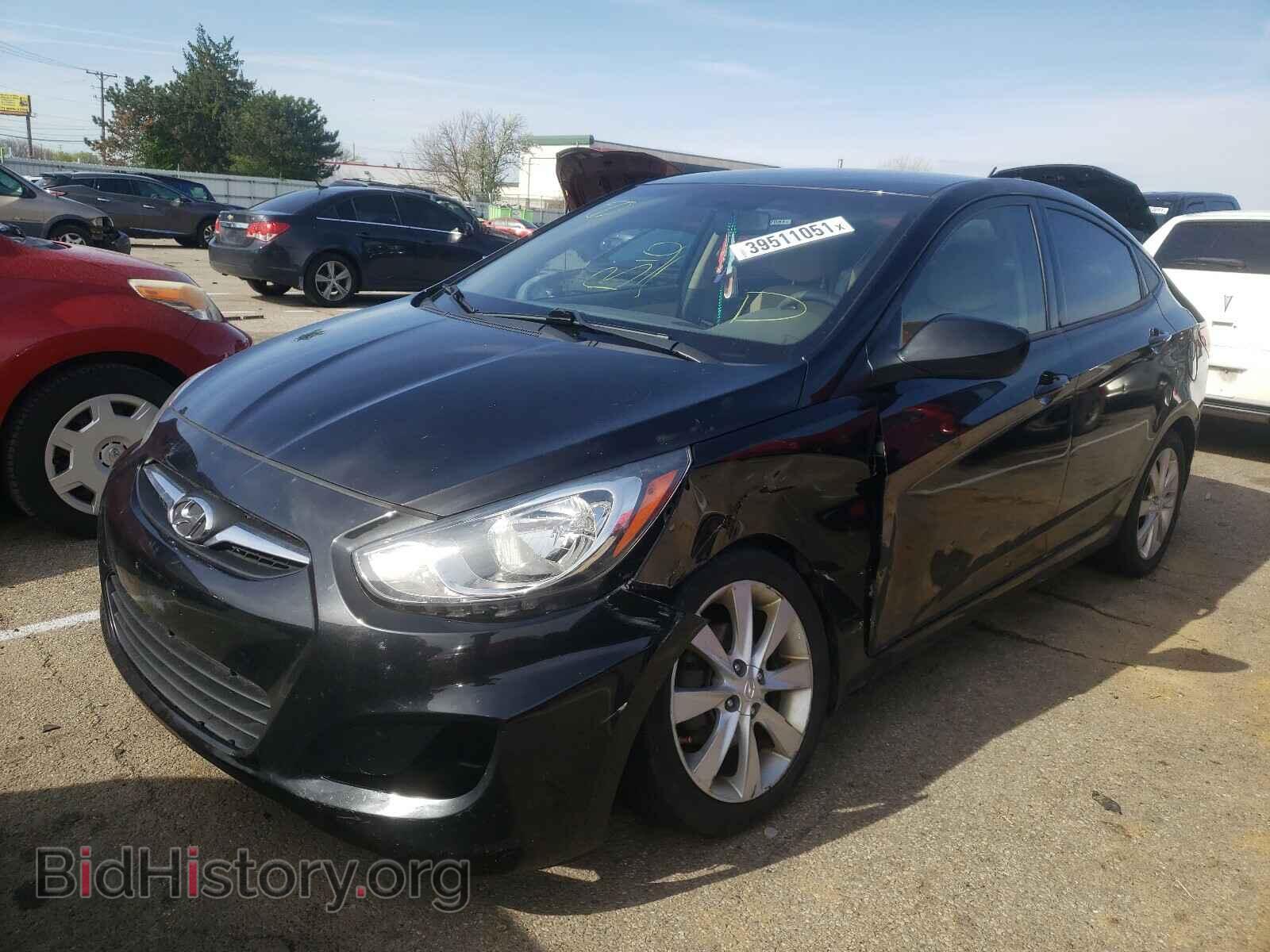2012 HYUNDAI ACCENT - VIN: KMHCU4AE1CU185610 - Фото 2