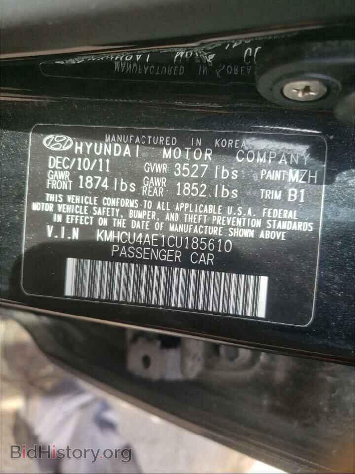 2012 HYUNDAI ACCENT - VIN: KMHCU4AE1CU185610 - Фото 10
