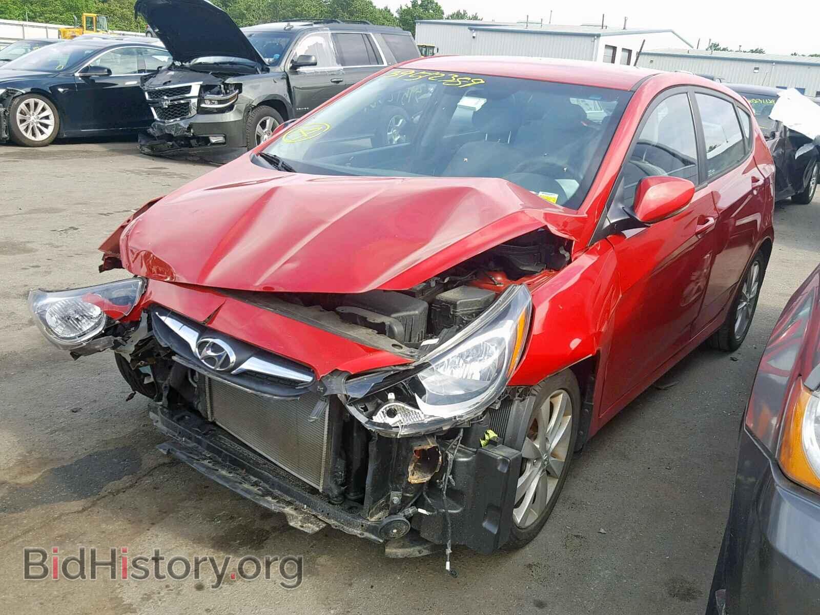2013 HYUNDAI ACCENT - VIN: KMHCU5AE0DU133652 - Фото 2