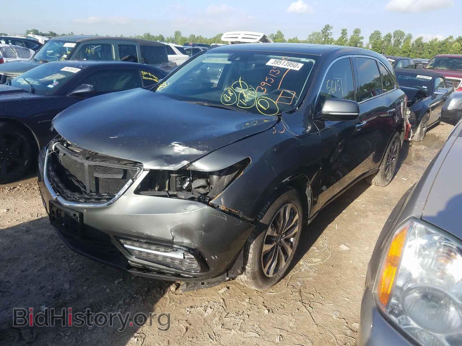 2016 ACURA MDX - VIN: 5FRYD4H44GB014841 - Фото 2