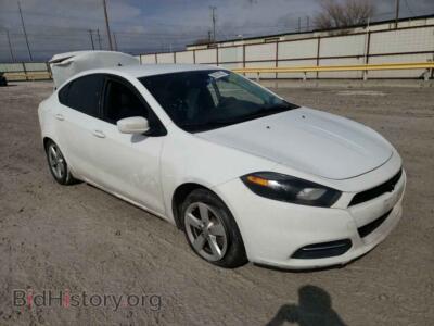 2015 Dodge DART DART SXT, white — VIN 1C3CDFBB0FD307256, Copart