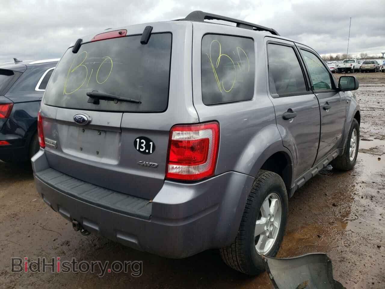 2008 FORD ESCAPE - VIN: 1FMCU93148KB05825 - Фото 4