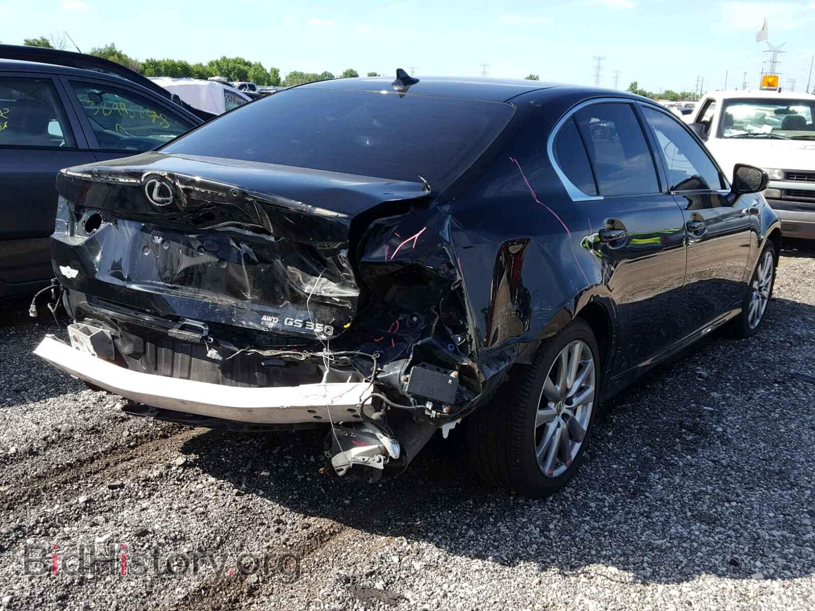 2013 LEXUS GS350 - VIN: JTHCE1BL4D5016351 - Фото 4