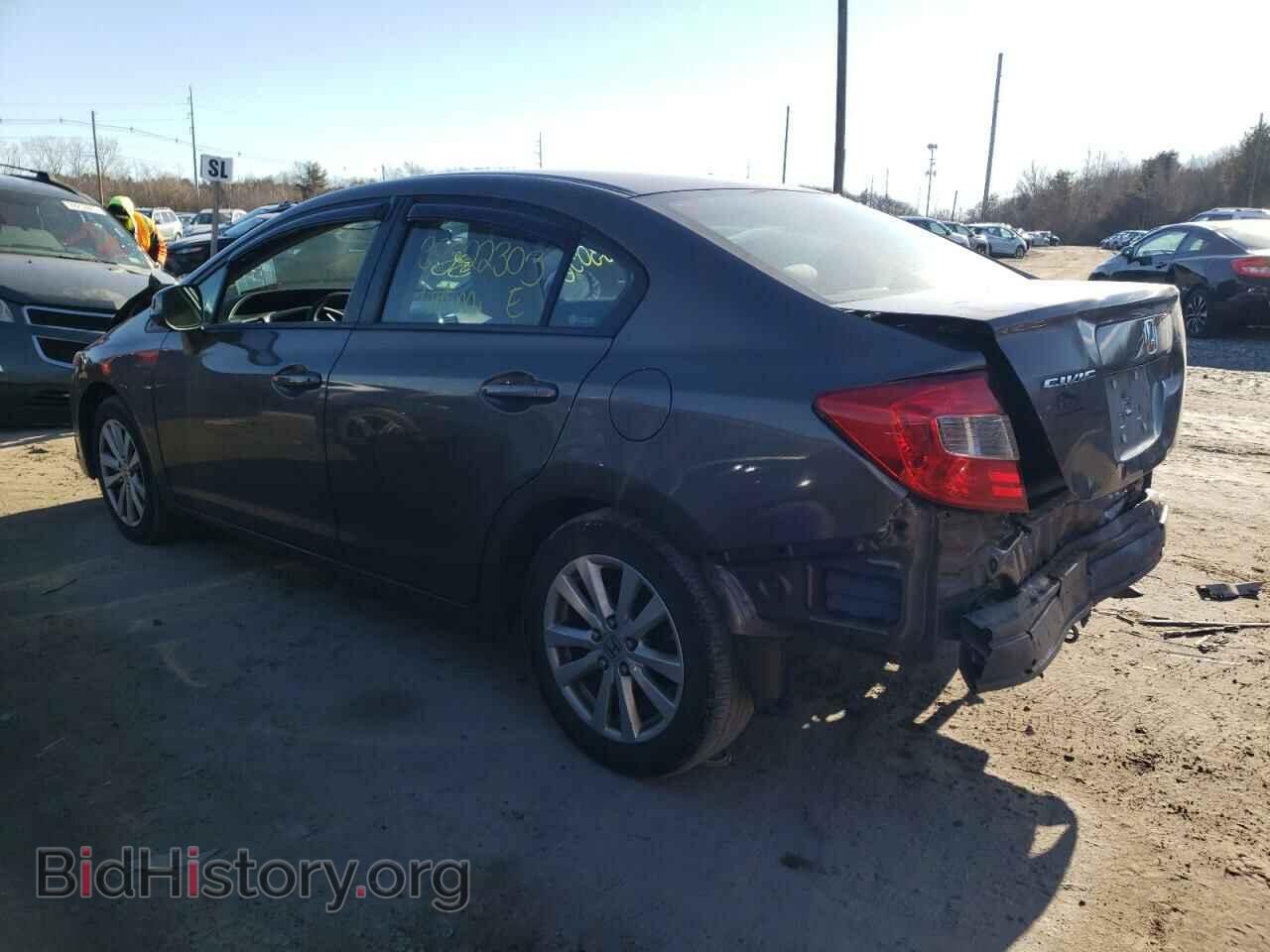 2012 HONDA CIVIC - VIN: 2HGFB2F86CH544565 - Фото 2