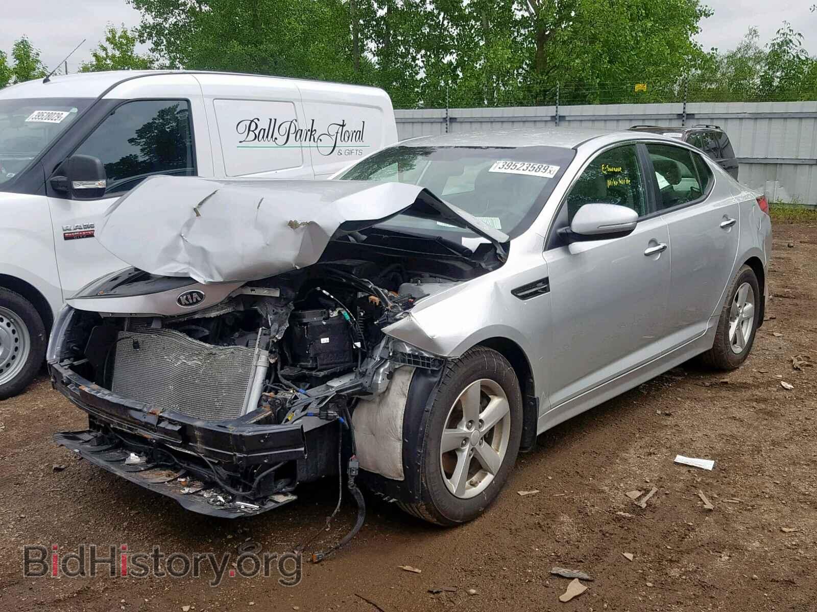 2014 KIA OPTIMA LX - VIN: KNAGM4A76E5478856 - Фото 2