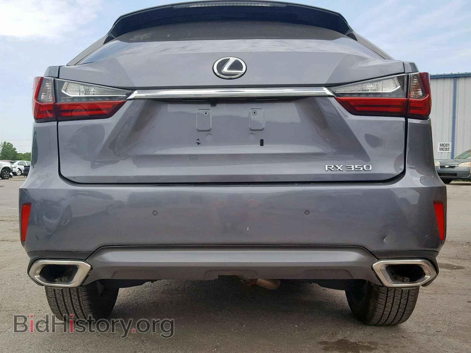 2017 LEXUS RX 350 - VIN: 2T2ZZMCA6HC050360 - Фото 9
