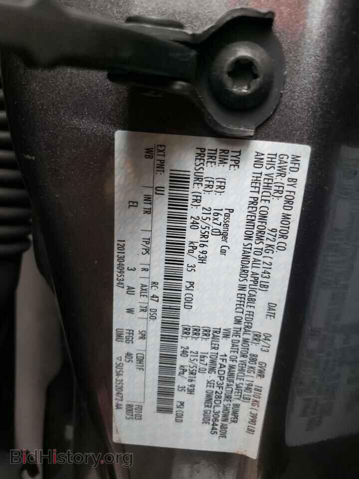 2013 FORD FOCUS - VIN: 1FADP3F28DL306445 - Photo 10