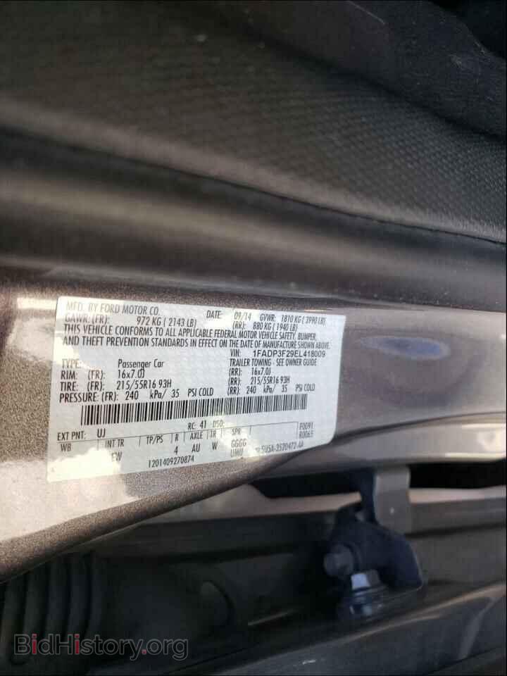 2014 FORD FOCUS - VIN: 1FADP3F29EL418009 - Photo 10