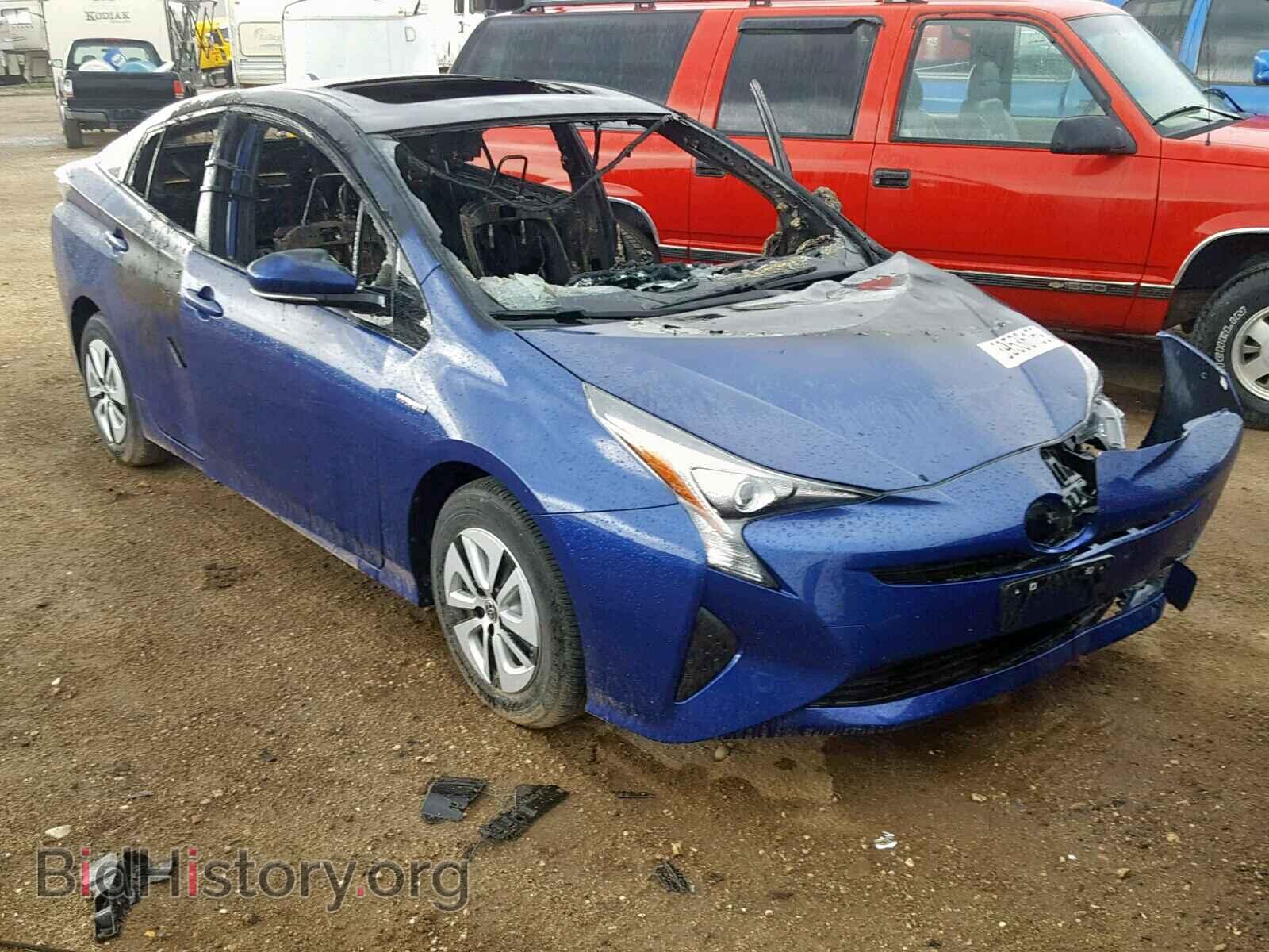 Photo JTDKARFU3H3528033 - TOYOTA PRIUS 2017