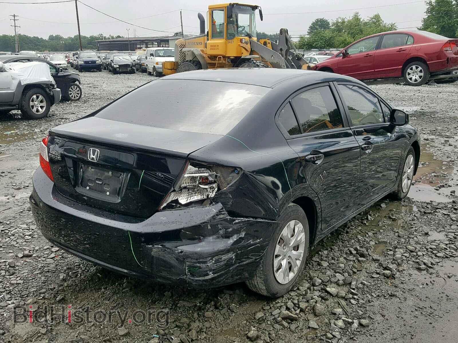 2012 HONDA CIVIC - VIN: 2HGFB2F54CH611749 - Фото 4