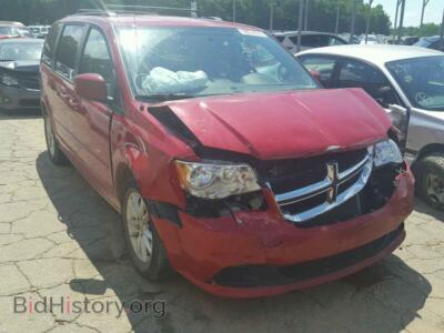 2016 Dodge CARAVAN Grand Cara, красный — VIN 2C4RDGCG5GR181044, Copart
