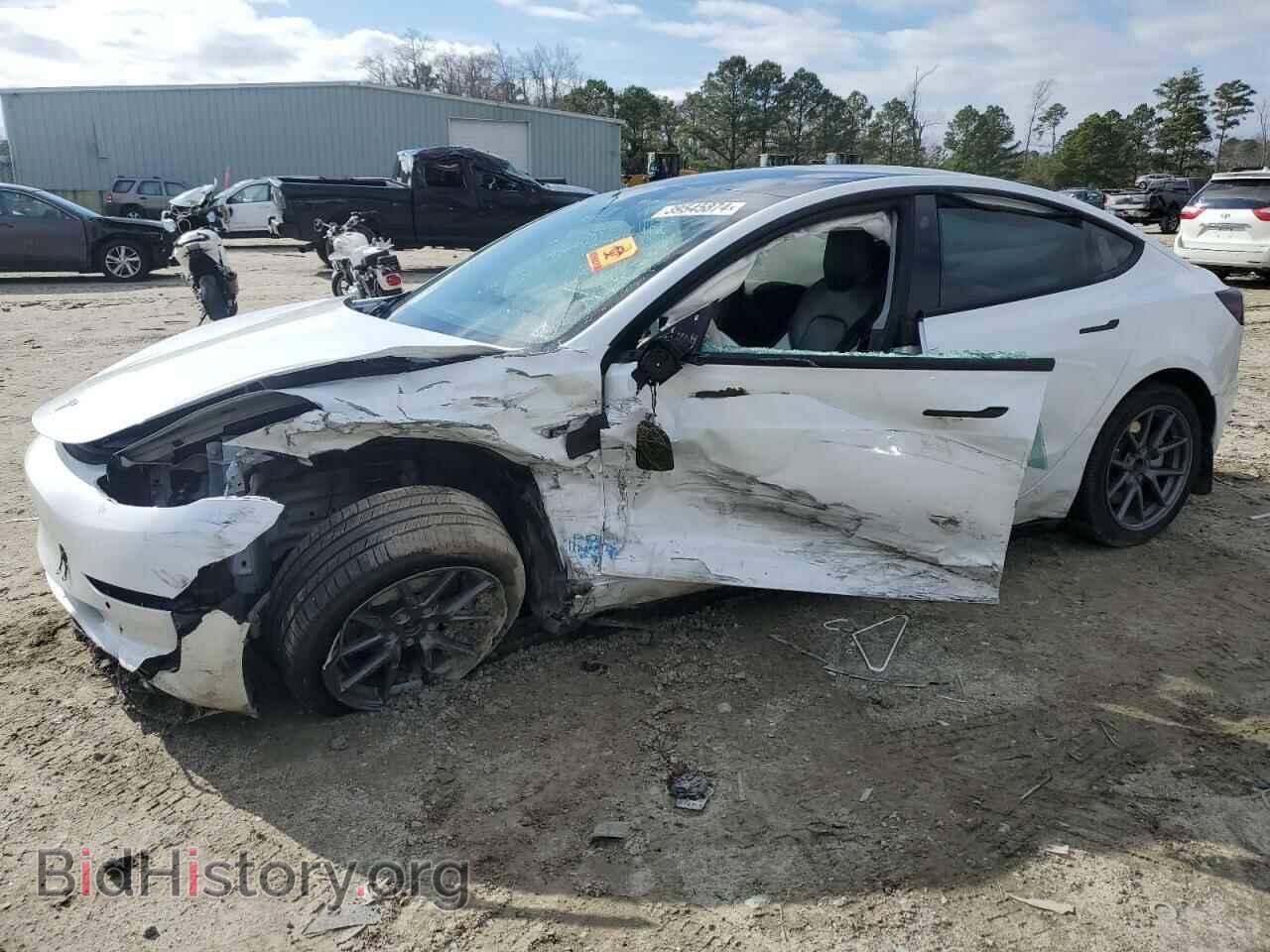 Photo 5YJ3E1EBXMF037112 - TESLA MODEL 3 2021