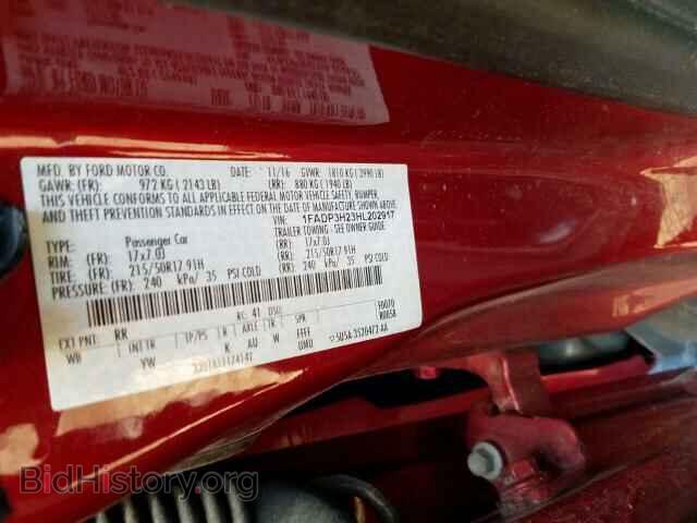 2017 FORD FOCUS - VIN: 1FADP3H23HL202917 - Фото 10