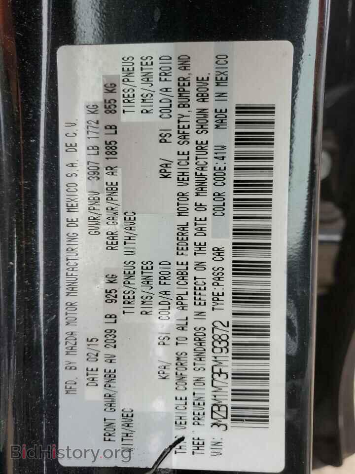 2015 MAZDA 3 - VIN: 3MZBM1M73FM193872 - Фото 12