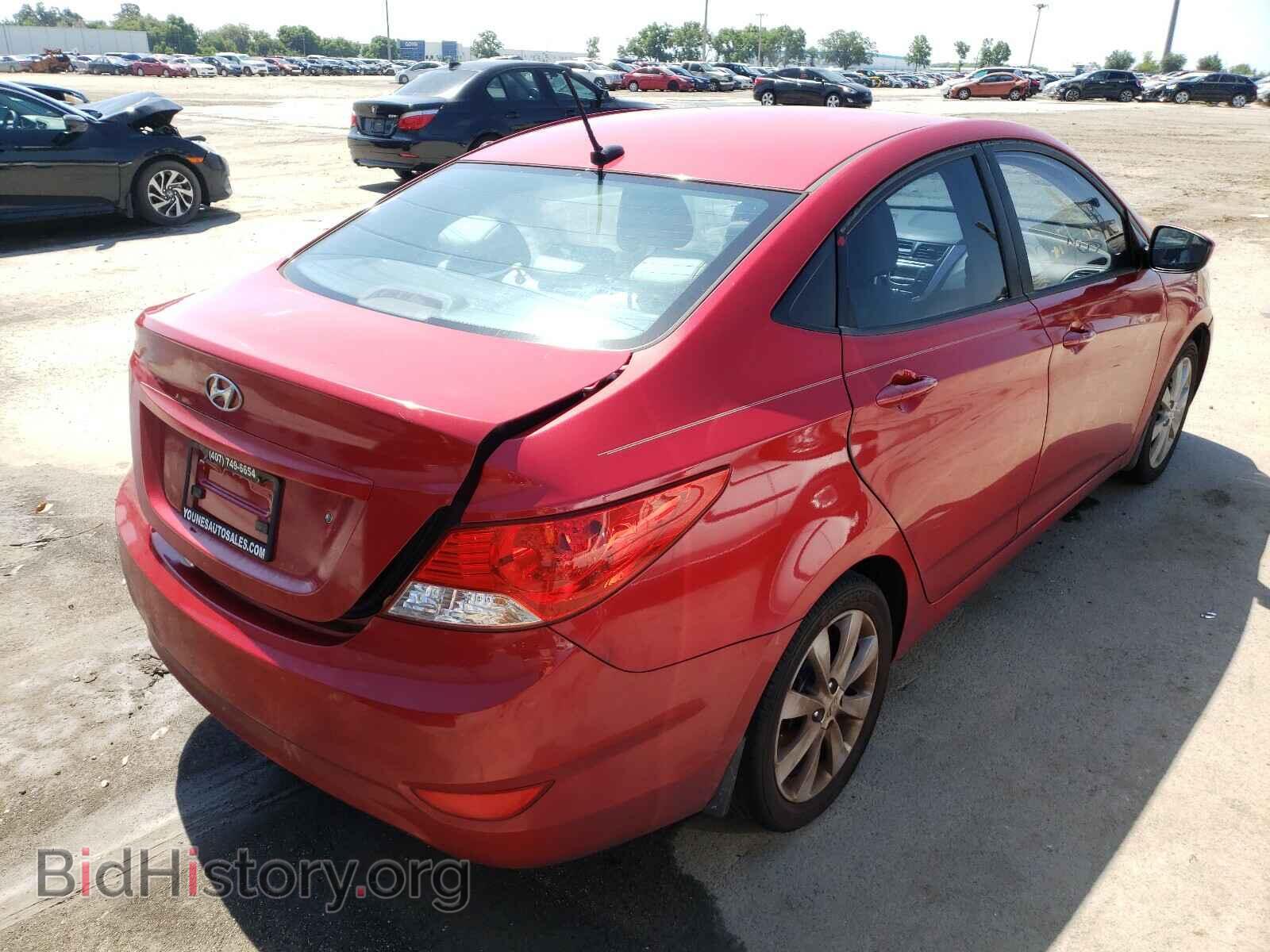 2012 HYUNDAI ACCENT - VIN: KMHCU4AE5CU168583 - Фото 4