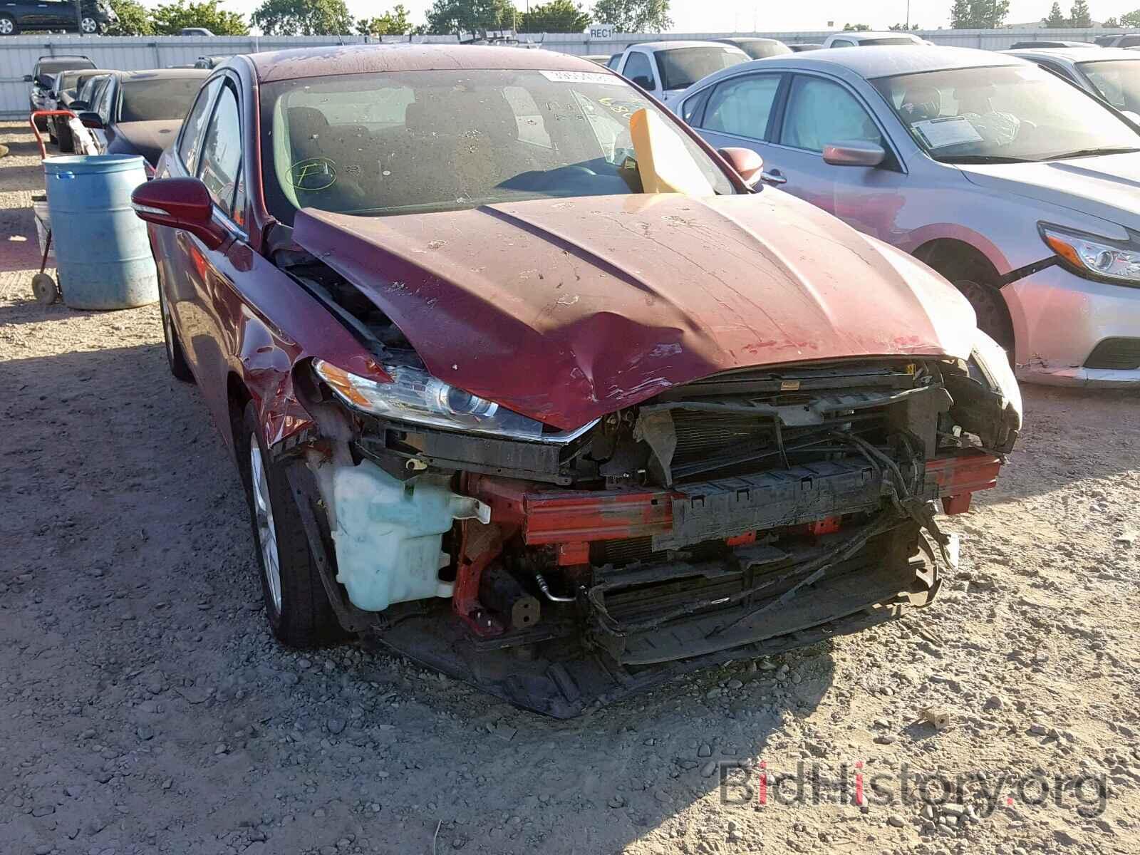 Photo 3FA6P0H7XER243383 - FORD FUSION SE 2014