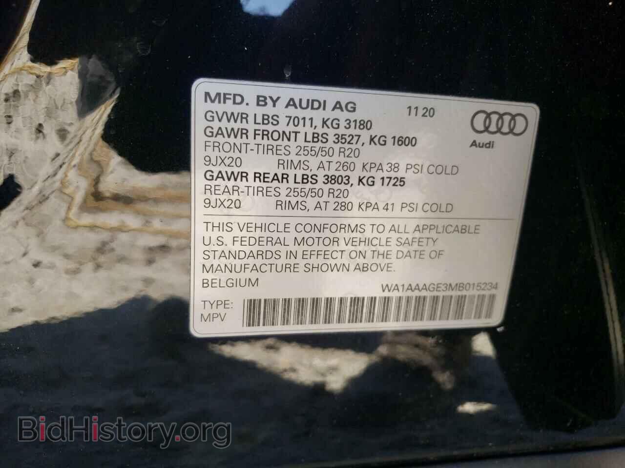 2021 AUDI E-TRON - VIN: WA1AAAGE3MB015234 - Photo 10
