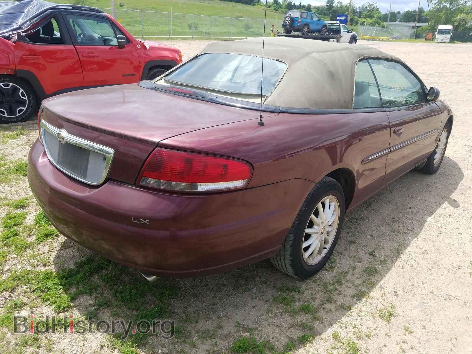 2001 CHRYSLER SEBRING - VIN: 1C3EL45U81N586004 - Фото 4