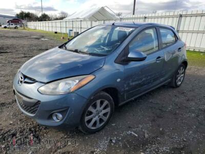 2014 Mazda 2 Touring, синий — VIN JM1DE1LZ3E0184134, Copart