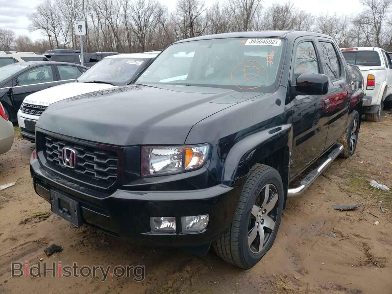 2014 HONDA RIDGELINE - VIN: 5FPYK1F66EB011860 - Фото 2