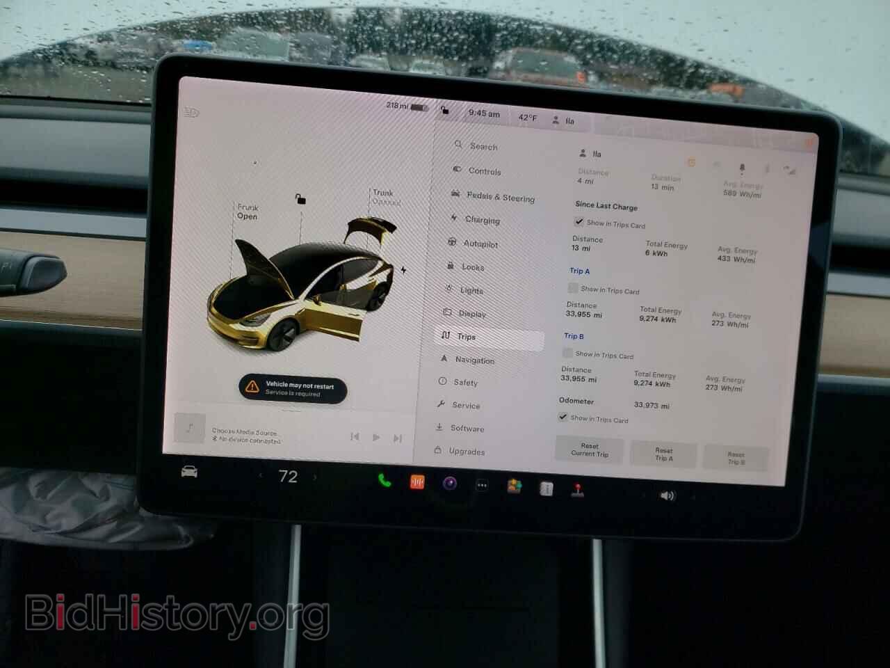 2018 TESLA MODEL 3 - VIN: 5YJ3E1EA7JF057319 - Фото 9