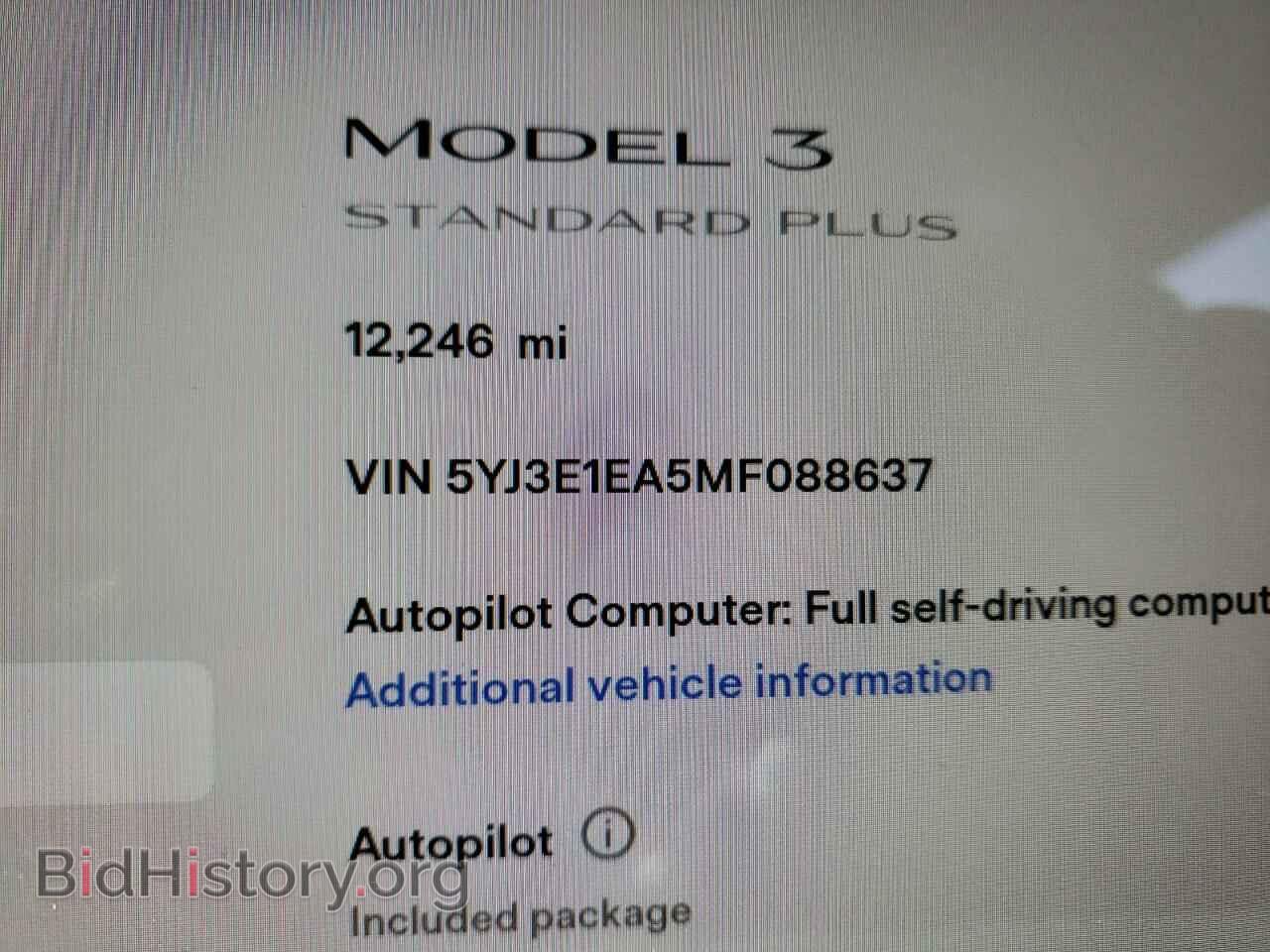 2021 TESLA MODEL 3 - VIN: 5YJ3E1EA5MF088637 - Photo 8