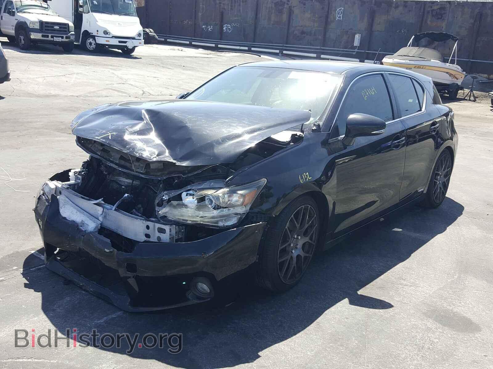 2012 LEXUS CT 200 - VIN: JTHKD5BH3C2074971 - Фото 2