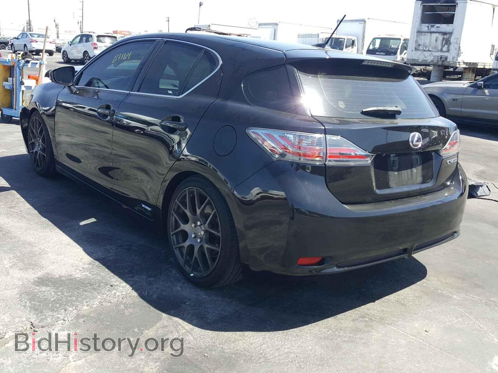 2012 LEXUS CT 200 - VIN: JTHKD5BH3C2074971 - Фото 3