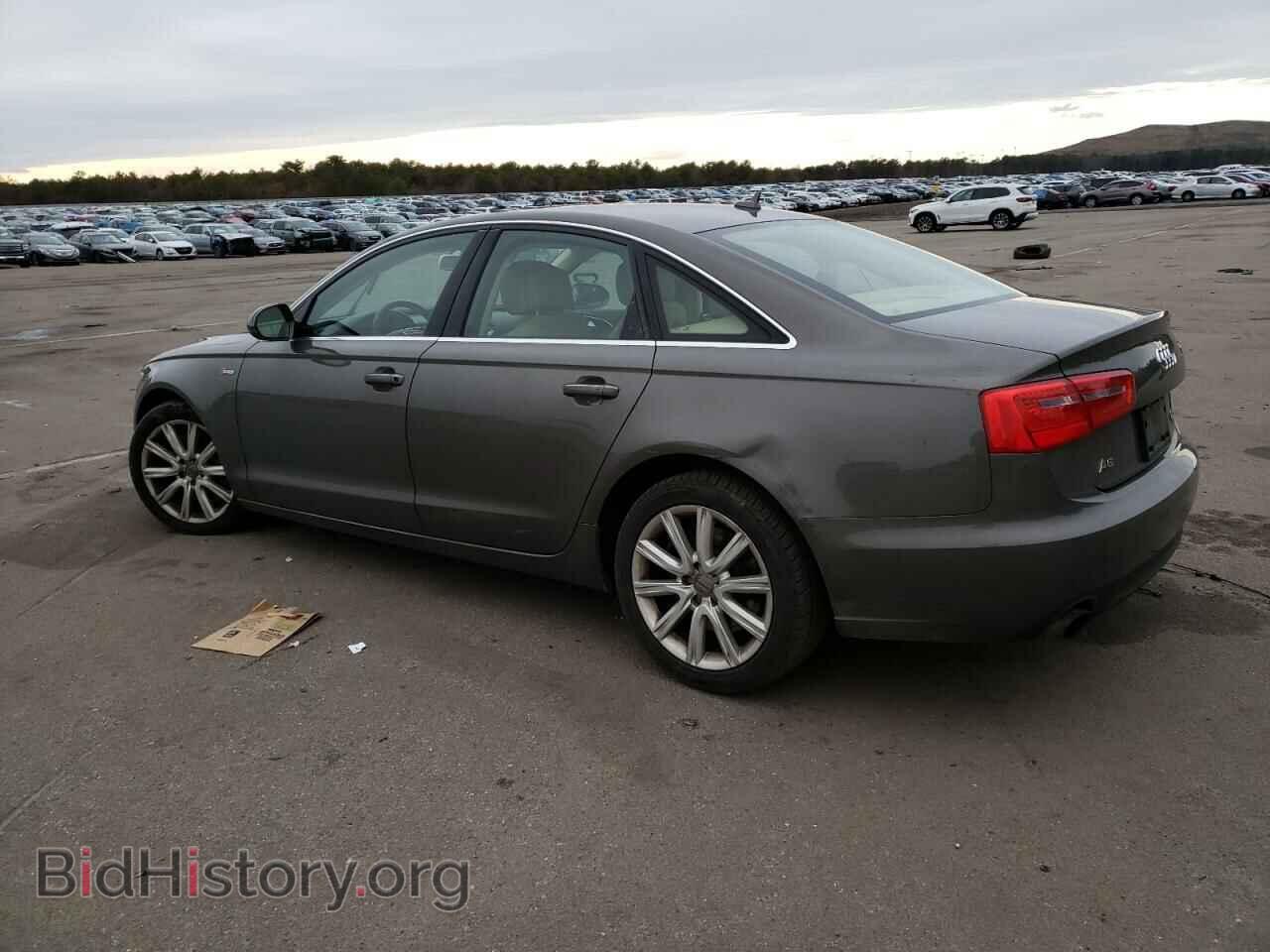 2013 AUDI A6 - VIN: WAUGGAFC8DN154334 - Фото 2