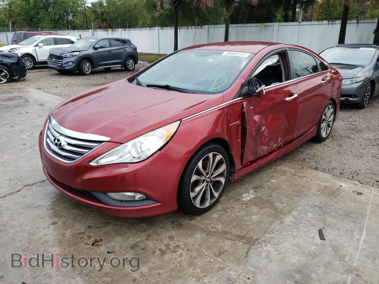 2014 HYUNDAI SONATA - VIN: 5NPEC4AC9EH861653 - Фото 2