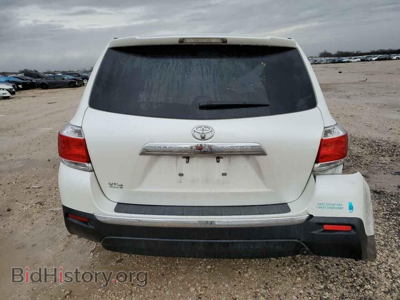2013 TOYOTA HIGHLANDER - VIN: 5TDZK3EH8DS138096 - Фото 6