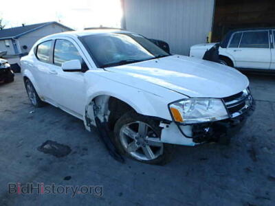 2011 Dodge AVENGER AVENGER MA, white — VIN 1B3BD1FB8BN622719, Copart