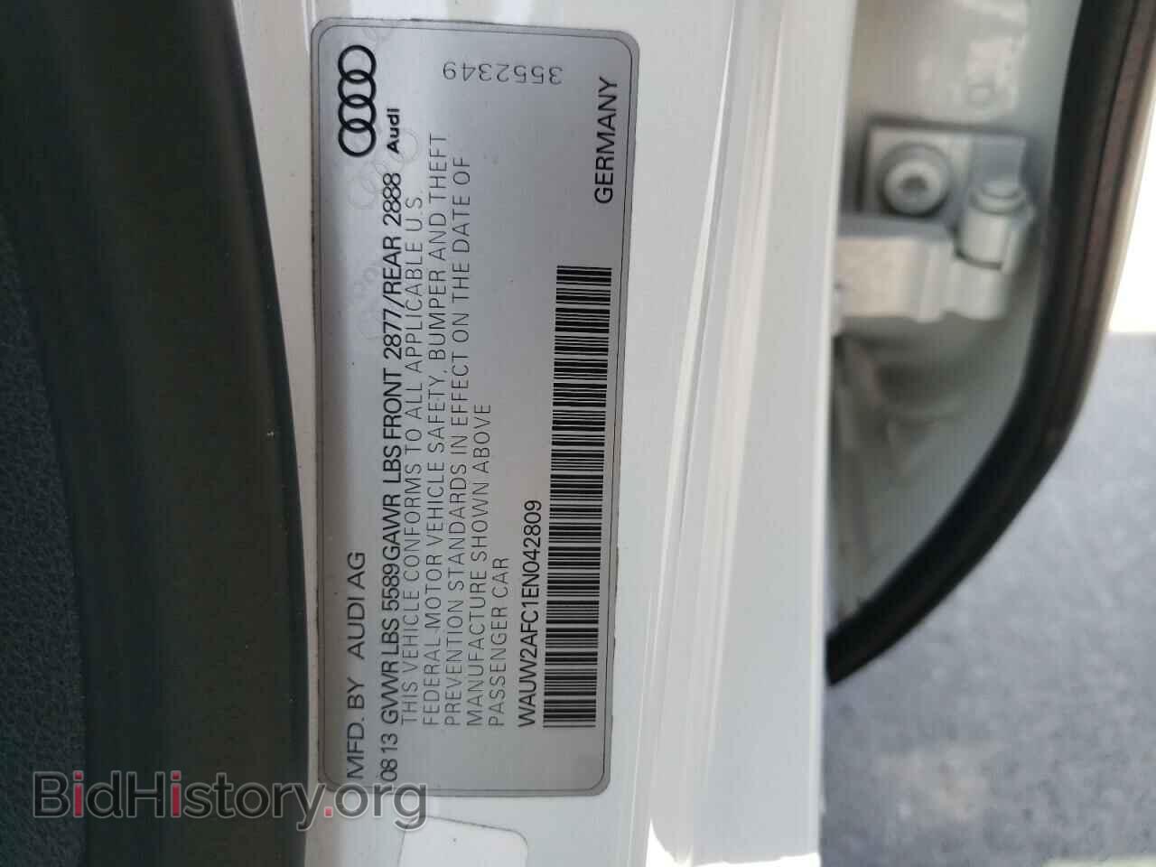 2014 AUDI S7/RS7 - VIN: WAUW2AFC1EN042809 - Фото 10